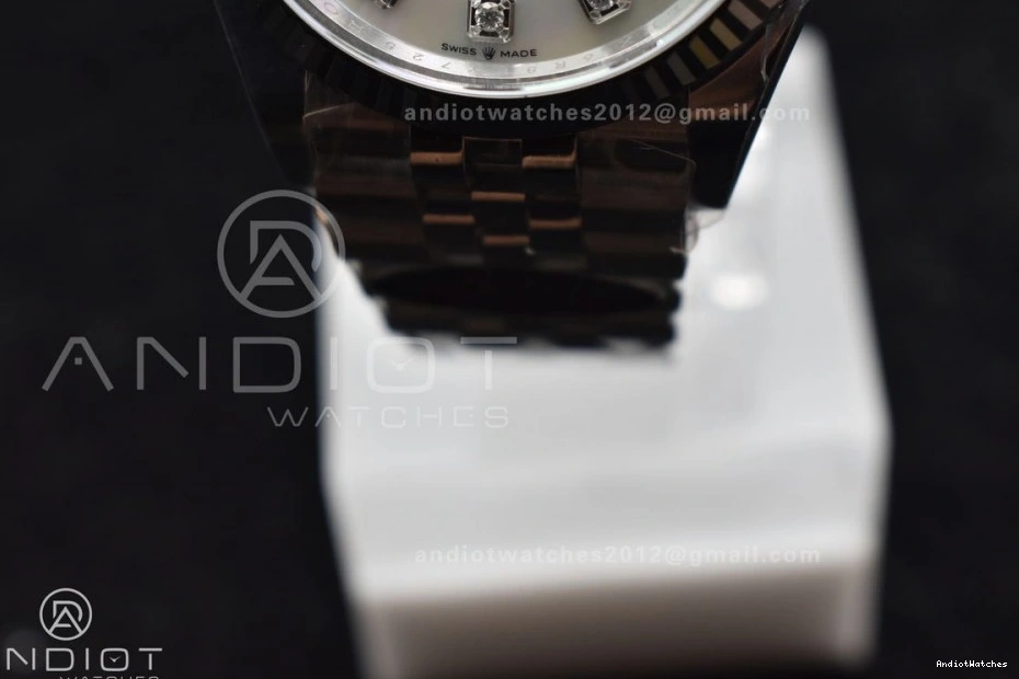 Clean MOP Dial 904L Bracelet Steel 36 Chic 570 Diamonds DateJust Jubilee 126234 on VR Edition White 1:1 Best 0328